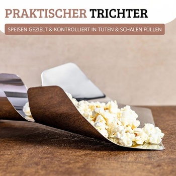 Naběračka na hranolky/popcorn Westmark, pro praváky, 1 rukojeť, rozměry naběračky: cca 20 x 12 cm,