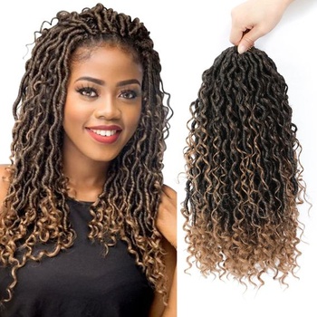 Vlasy Goddesslocs Boho Faux Locs 46 cm
