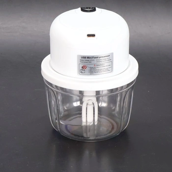 Elektrický kuchynský sekáčik, 350ml sekáčik na cibuľu, elektrický, nabíjanie cez USB, bezdrôtový