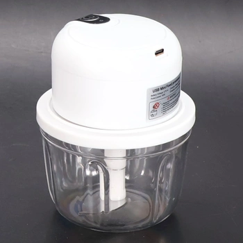 Elektrický kuchynský sekáčik, 350ml sekáčik na cibuľu, elektrický, nabíjanie cez USB, bezdrôtový