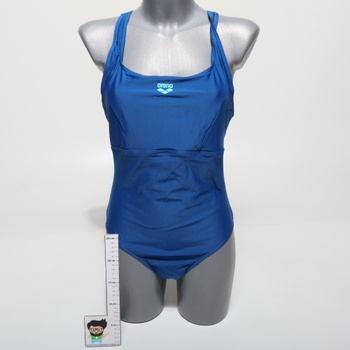 Dámske jednodielne plavky Arena Damen Solid Control Pro Back B (balenie po 1 ks) 42 Dusty Blue