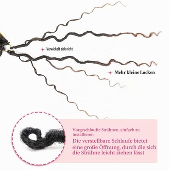 Háčkované vlasy Goddess Locs 36 cm