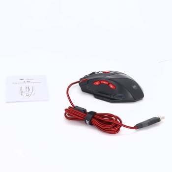 herná myš zelotes T90 9200 DPI, 8 programovateľných tlačidiel, viacrežimová LED, USB herná myš,