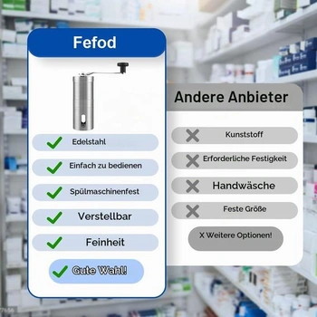 Drtič tablet z nerezové oceli s otočným mechanismem, malý drtič tablet, mlýnek na tablety, drtič