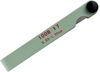 Súprava škárových merných čepelí AHL 0,02–1 mm, 17 čepelí (100 mm)