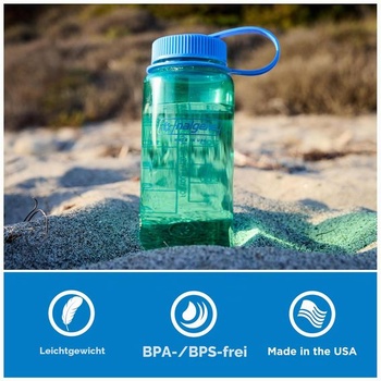 Láhev na vodu Nalgene Sustain Tritan bez BPA, vyrobená z 50 % recyklovaného plastového odpadu, 473