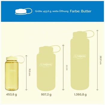 Láhev na vodu Nalgene Sustain Tritan bez BPA, vyrobená z 50 % recyklovaného plastového odpadu, 473