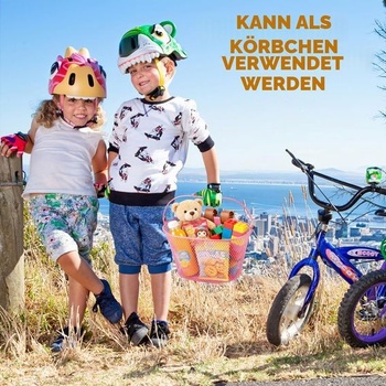 Detský košík na bicykel CEWROM, kovový predný košík na bicykel pre dievčatá a chlapcov, košík na predný