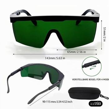 Ochranné brýle IPL, UV brýle pro kosmetiky, laserové ochranné brýle 200nm-2000nm pro odstraňování