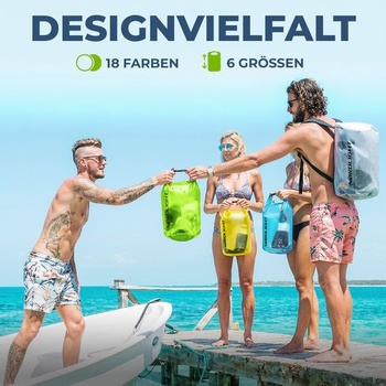 Nordlight Dry Bag Vodeodolná taška Vodeodolná taška Taška na nosenie 2 l Čierna (nepriehľadná)