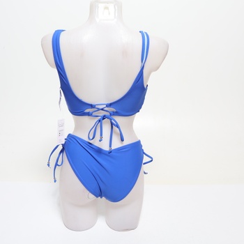 Dámske bikiny Cupshe Lace Up vel.XS modrá