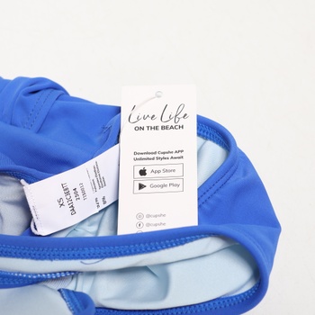 Dámske bikiny Cupshe Lace Up vel.XS modrá