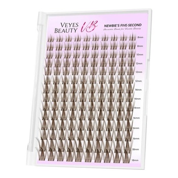 VEYESBEAUTY Braune Wimpern Extensions