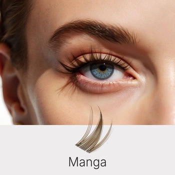 VEYESBEAUTY Braune Wimpern Extensions