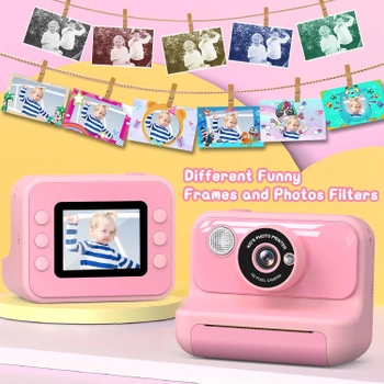 Dětský fotoaparát Hangrui H3 instant, růžový