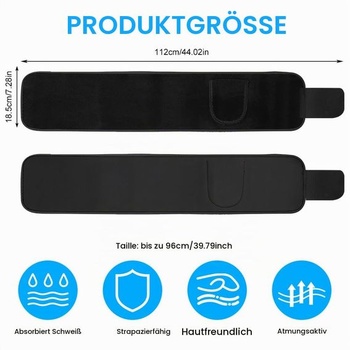 Zoštíhľujúci brušný pás ACWOO pre mužov a ženy, pás s hula hoopom, nastaviteľný fitness pás,