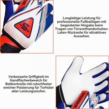 Brankárske futbalové rukavice pre chlapcov, deti, teenagerov, dospelých, brankárske futbalové rukavice,