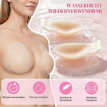 Sada podprsenek s lepicí páskou 4 v 1, Boobietape Push Up (DE/NL/SE/PL, alfanumerická, L, velké