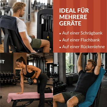 Twinzen - Fitness uterák z mikrovlákna 120x50 - Rýchloschnúci, Vrecko na zips - Mäkký športový