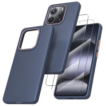 MMOONESS kompatibilný s Xiaomi Redmi Note 14 4G púzdro, nárazuvzdorné a odolné proti poškriabaniu