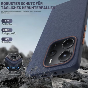 MMOONESS kompatibilný s Xiaomi Redmi Note 14 4G púzdro, nárazuvzdorné a odolné proti poškriabaniu