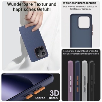 MMOONESS kompatibilný s Xiaomi Redmi Note 14 4G púzdro, nárazuvzdorné a odolné proti poškriabaniu