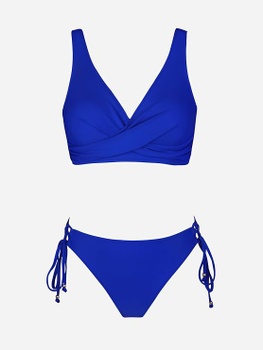 Dámske bikiny Cupshe Lace Up vel.XS modrá