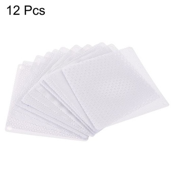 Mapa zdrojů 80mm mřížka filtru počítačového ventilátoru, PVC síťovina, prachotěsný kryt pro
