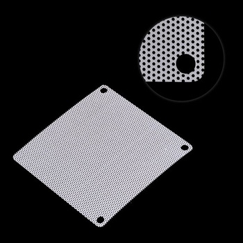 Mapa zdrojov 80mm mriežka filtra počítačového ventilátora, PVC sieťovina, prachotesný kryt pre