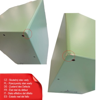 Detský cajon KC-37GN, s výškou sedadla 36 cm, zelený - B