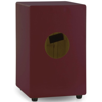 Detský cajon KC-37WR, s výškou sedadla 36 cm, vínovo červený - B