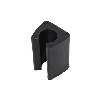 20 kusov 12mm plastových nôh pre stoličky v tvare U, klzákov, krytiek rúrok, čiernych pre oceľové