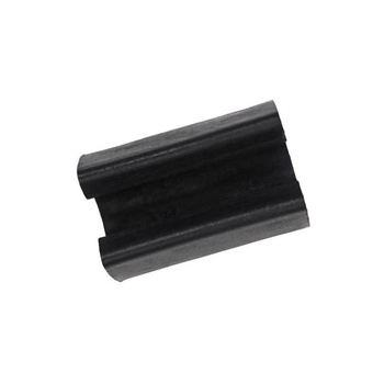 20 kusov 12mm plastových nôh pre stoličky v tvare U, klzákov, krytiek rúrok, čiernych pre oceľové