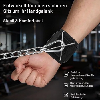 Flintronic 2dielne zápästné bandáže pre použitie v posilňovni, 7mm neoprén s nastaviteľným