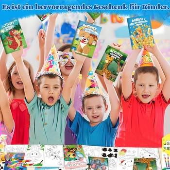 24 mini omaľovánok pre deti s ceruzkami - Párty darček k detským narodeninám - Color-24