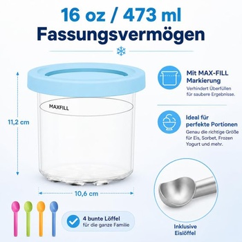 Sada na zmrzlinu DULCE DOM Nc300-4 balenie