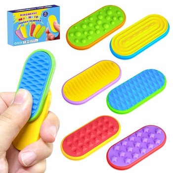 6 magnetických fidget sliderů, senzorické slidery pro…