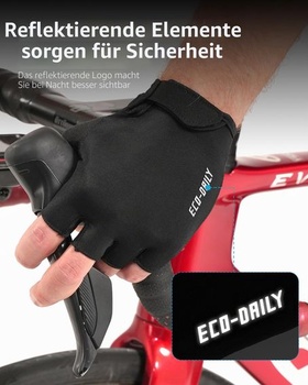 Pánske/Dámske cestné cyklistické rukavice, letné krátke cyklistické rukavice, biele, veľkosť M