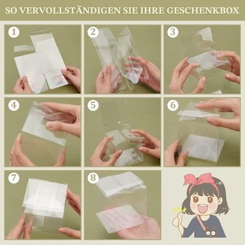 BENECREAT 30 kusov svadobné darčeky v tvare kocky 9x9x9cm darčeková krabička 9x9x9cm (30 kusov)