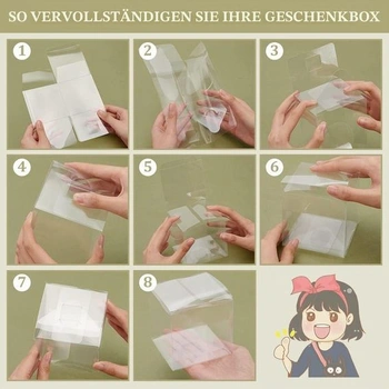 BENECREAT 30 kusů svatební dárky ve tvaru kostky 9x9x9cm dárková krabička 9x9x9cm (30 kusů)