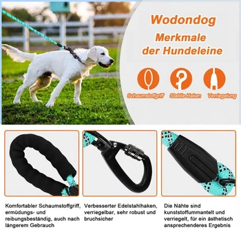 Vodítko pro psy, 1,2 m/ 1,5 m/ 2 m/ 3 m/ 5 m/ 10 m/ 15 m/ 20 m/ 30 m, s polstrovaným, robustním