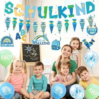 Školská dekorácia Girlanda pre späť do školy Prvý školský deň Školská dekorácia Sada na začiatok