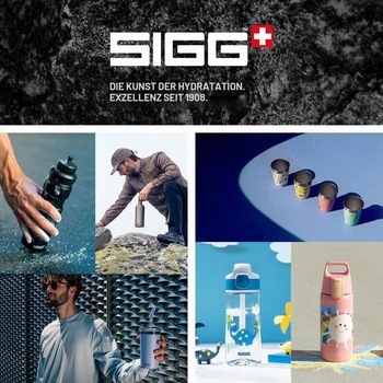 Sigg - Tritánová fľaša na pitie - Total Color ONE Transparent - Vhodná pre sýtené nápoje - Vhodná do