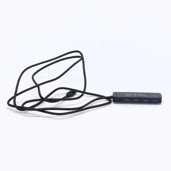 iDsonix USB Hub 3.0 s predĺženým 180cm káblom, USB Splitter 3.2 Gen 1 USB Distribútor, 5Gbps USB