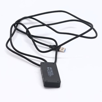 iDsonix USB Hub 3.0 s predĺženým 180cm káblom, USB Splitter 3.2 Gen 1 USB Distribútor, 5Gbps USB