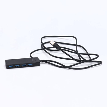 iDsonix USB Hub 3.0 s predĺženým 180cm káblom, USB Splitter 3.2 Gen 1 USB Distribútor, 5Gbps USB