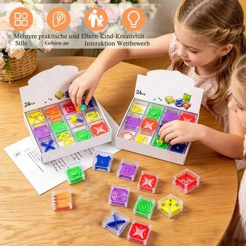 Hry na trpělivost, 24 mini puzzle pro děti, Párty dárky