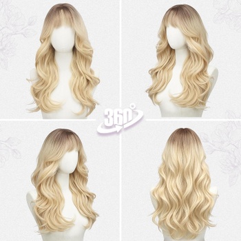Paruka BARSDAR Přírodní blond ombre 56cm