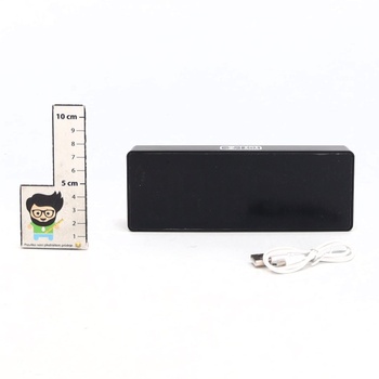 Digitálny budík flintronic, LED digitálny budík s veľkým displejom teploty, stolné hodiny s 2