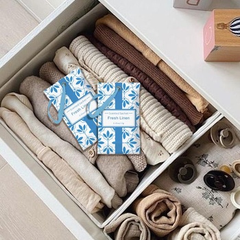 SCENTORINI Vonné vrecká, vôňa do šatníka, 14 kusov Modrobiela čistá bielizeň Čistá bielizeň – 14 kusov